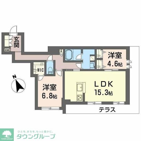 ピノ・グリナージュの物件間取画像